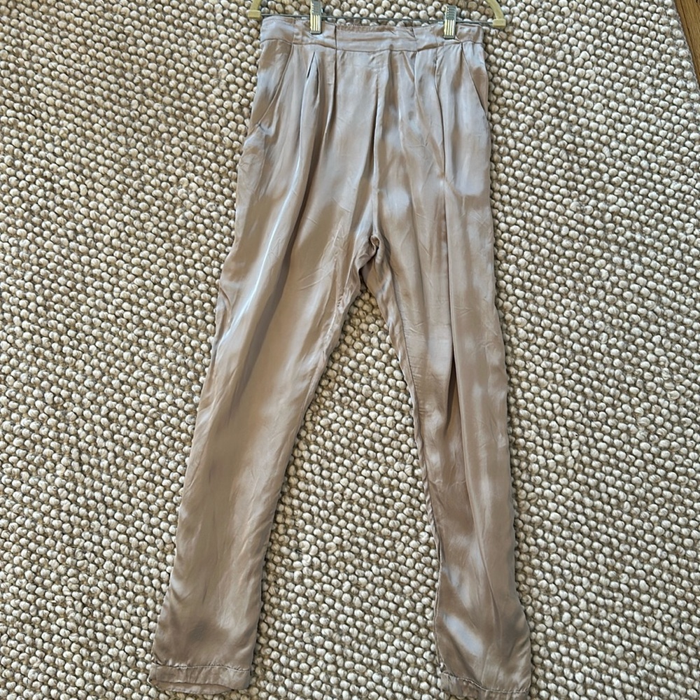 Satin joggers